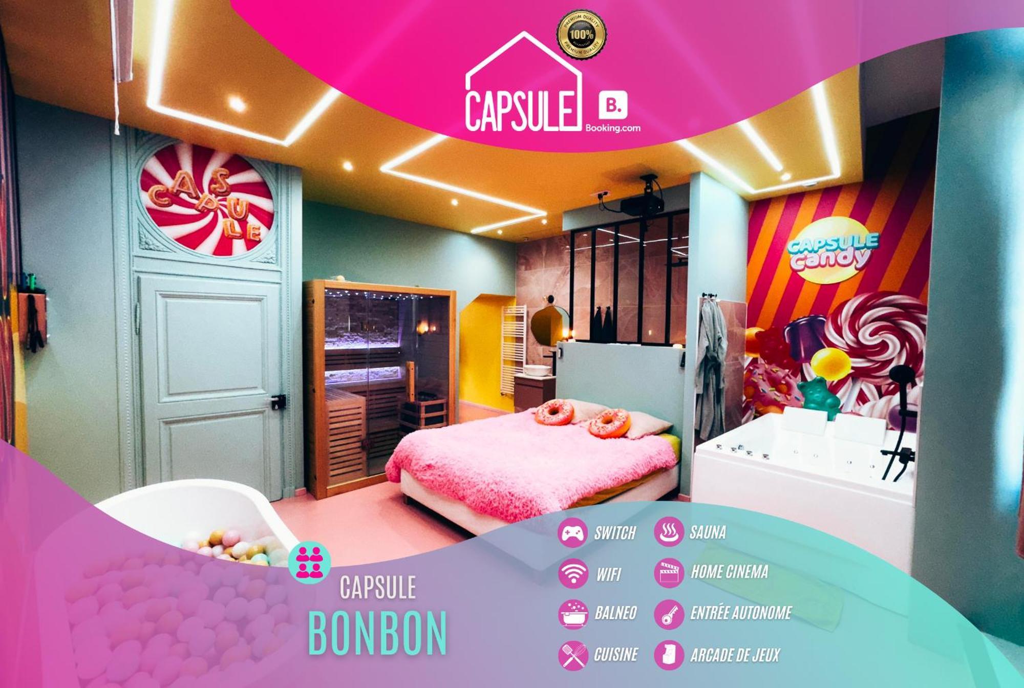 Capsule Bonbon - Balneo - Sauna - Billard - Nintendo Switch 두에 외부 사진
